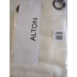 Alton window curtain panel grommets Solid‎ White 2 pack 50x78